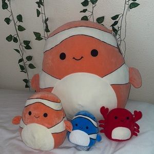 Sea life squishmallows